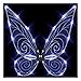 quescu Light up Fairy Wings for AdultsLED Butterfly Wings for Girls WomenHalloween Costume Dress Up Gifts for Kids White - Image 3