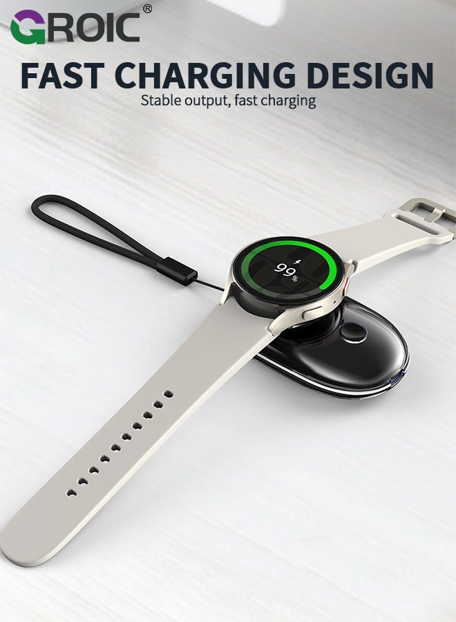 GROIC 1000mAh Portable Charger, Removable Charging Dock for Apple Watch, Power-Bank for Apple Watch, Magnetic Watch Charger  - Image 5