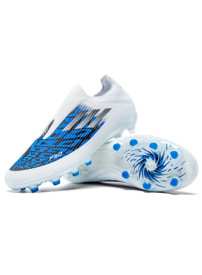 SKT Shiketro Adult Professional Soccer Shoes Slip-On Laceless Anti-Slip Wear-Resistant Training Match Shoes