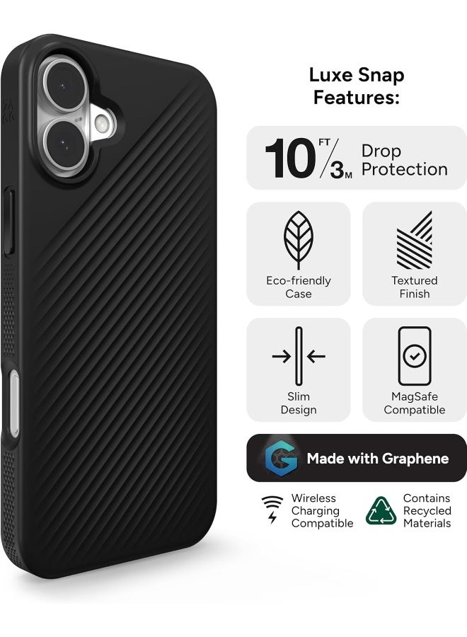 ZAGG Luxe Snap Case for iPhone 16 Plus Black - Image 3