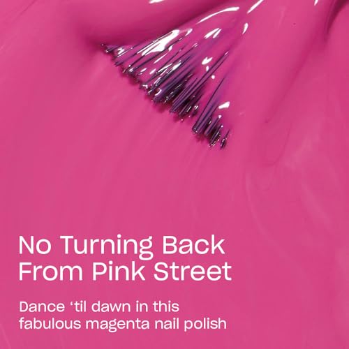 OPI Nail Lacquer No Turning Back From Pink Street Opaque Bright Pink Crme Chip Resistant Nail Polish Lisbon Collection - Image 3