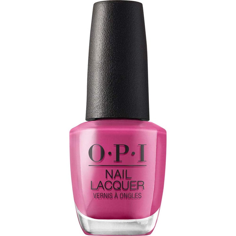 OPI Nail Lacquer No Turning Back From Pink Street Opaque Bright Pink Crme Chip Resistant Nail Polish Lisbon Collection - Image 2