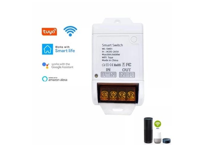protium 30A Smart Wireless WIFI Switch Work with Smart life app, (Wifi Router/Hotspot Required) - Image 2