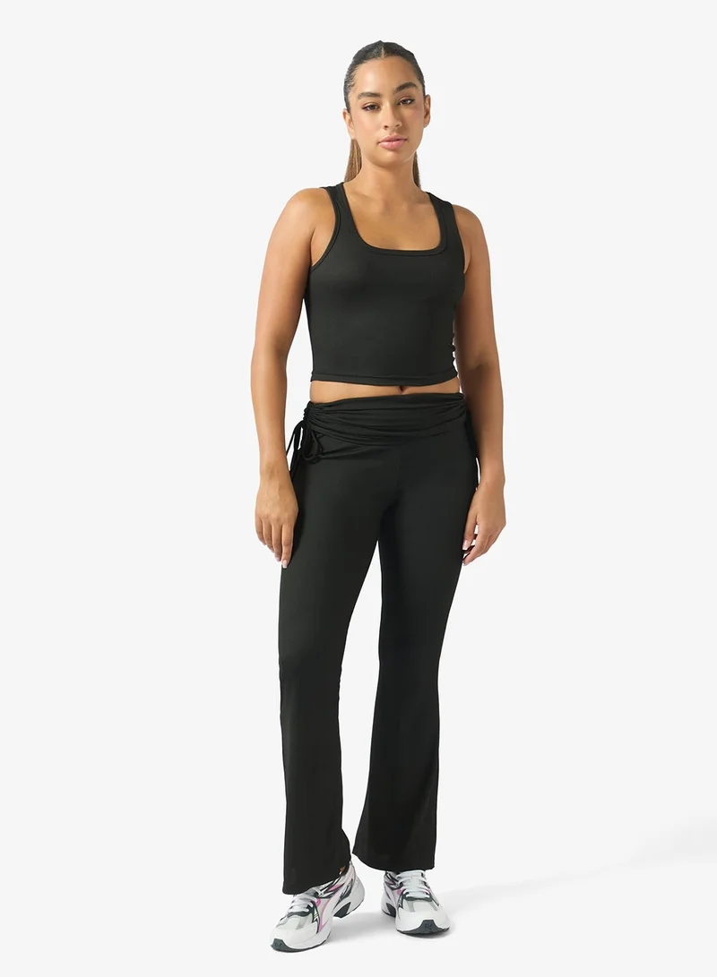 Frwd Soft Touch Seamless Tank Top & Flared Yoga Pant Set