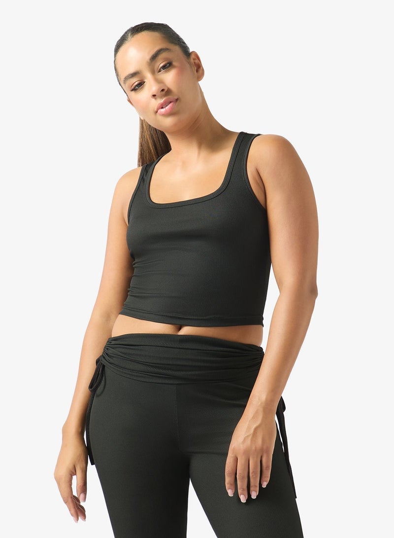 FRWD Soft Touch Seamless Tank Top & Flared Yoga Pant Set - Image 4