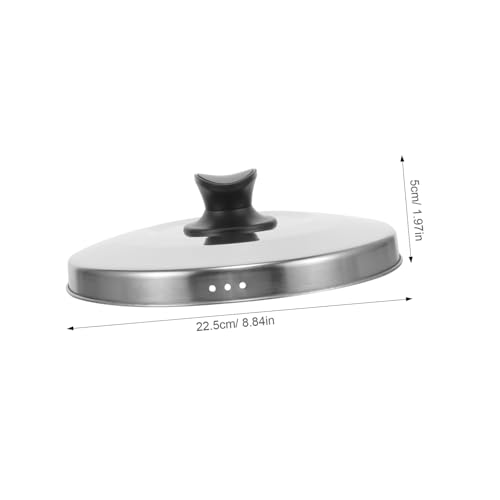 CONGARTENO Universal Rice Cooker Lid 8.86In Heat-Resistant Replacement Cover Pot Lid Compatible with Electric Rice Cookers Easy to Clean Kitchen Accessory - Image 2