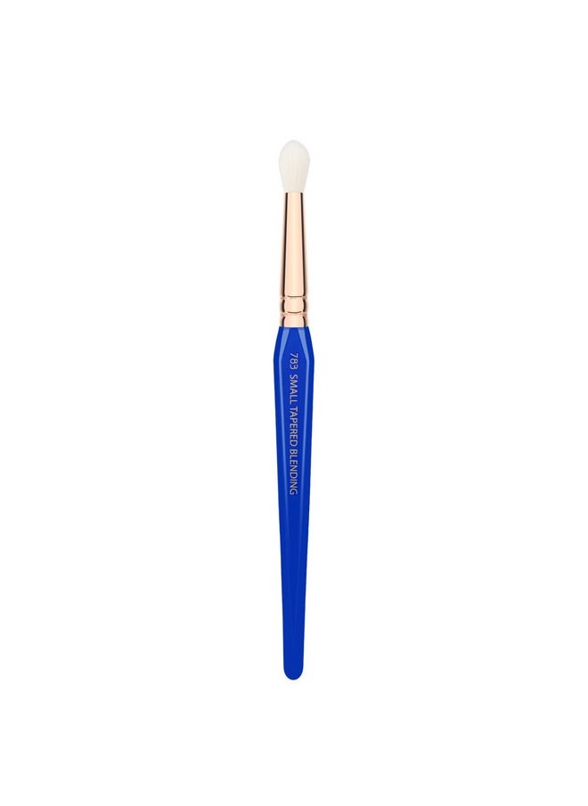 Bdellium Tools - Professional Makeup Brush Golden Triangle Series 783 Small Tapered Blending With All Vegan And Soft Synthetic Fibers For Applying & Blending Eyeshadow (Blue 1Pc) - Image 1