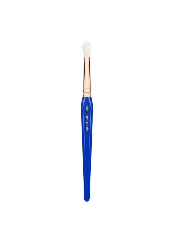 Bdellium Tools - Professional Makeup Brush Golden Triangle Series 783 Small Tapered Blending With All Vegan And Soft Synthetic Fibers For Applying & Blending Eyeshadow (Blue 1Pc) - Image 1