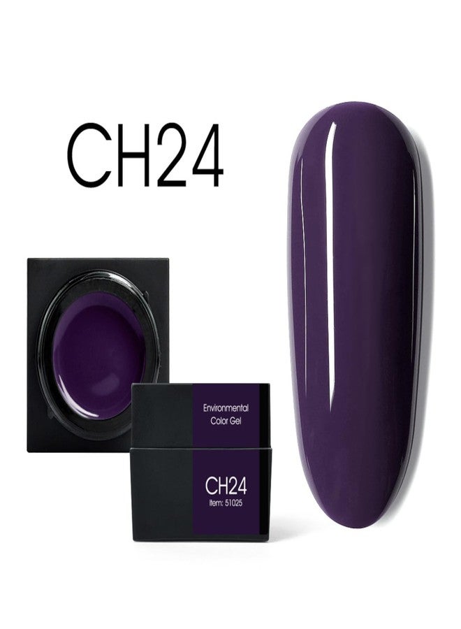 Canni جل طلاء الأظافر كاني كولور ماد 1 قطعة 5 مل من بيل غاغا® طلاء جل قابل للإزالة LED لأظافر الصالون افعلها بنفسك في المنزل فرشاة غير مدرجة CH24-باذنجان - Image 2