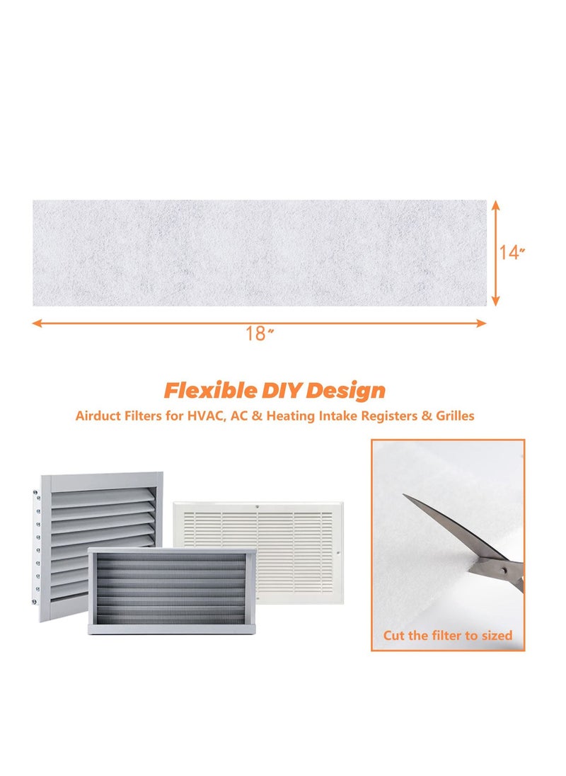Generic - Air Vent Register Filters Paper, Anti Dust Net Strainer, Air Condition Filter for Filter Air Conditioner Vent Filtration Dust Odors 10pcs - Image 1