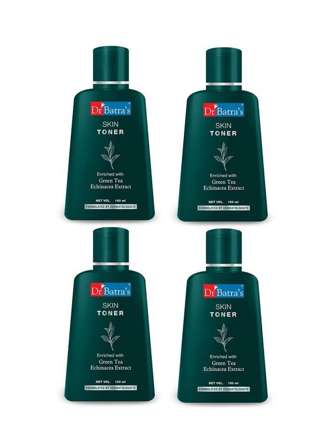 Dr Batra's Dr. Batra's Skin Toner, Enriched with Echinacea & Green Tea, Glowing Skin Toner, Prevents Oily & Dry Skin, SLS & Paraben Free, Toners for Women (100ml, Pack of 4) - Image 2