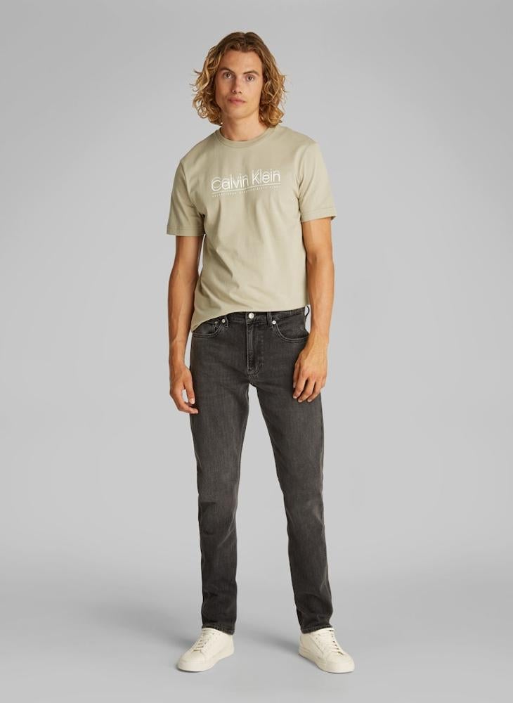 CALVIN KLEIN Cp-Double Logo T-Shirt  - Image 4