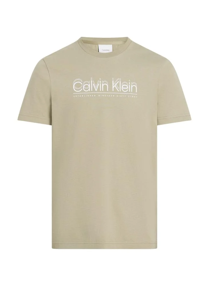 CALVIN KLEIN Cp-Double Logo T-Shirt