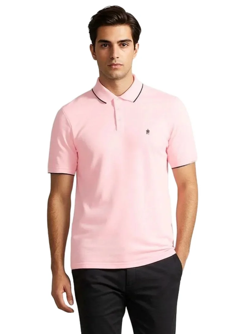 French Connection Basic Premium Cotton Logo Polo Shirt