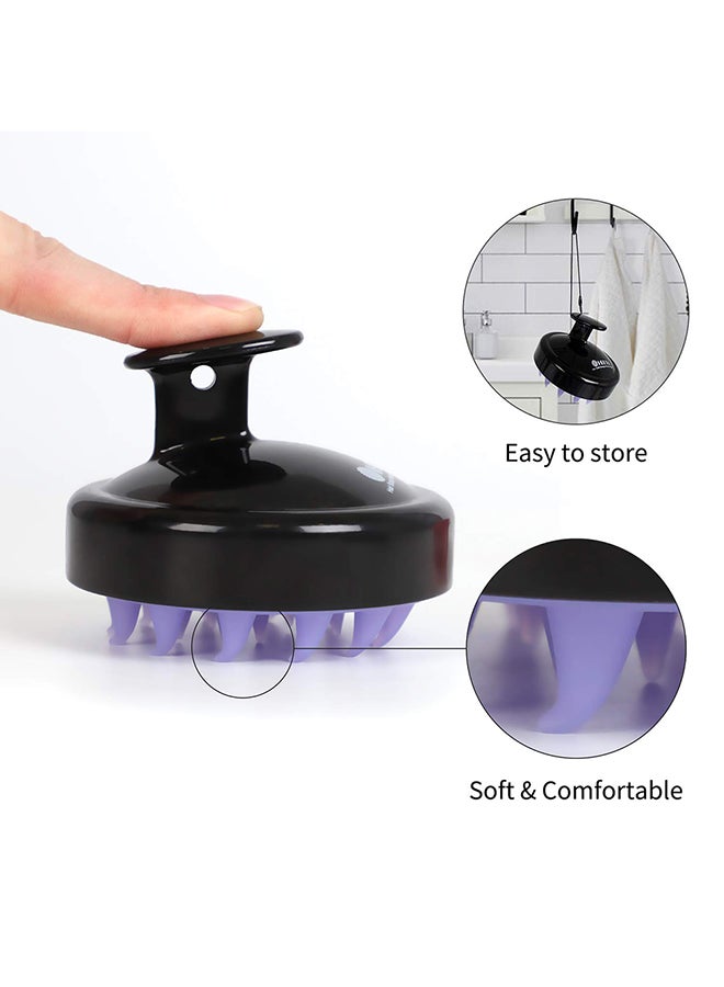 CYTHERIA Hair Scalp Massager Black - Image 3