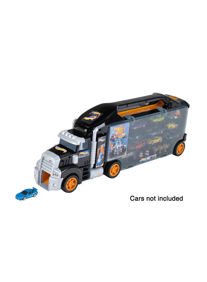 Hot Wheels Klein Toys Hot Wheels Truck Collecting Case - Sturdy Storage for 24 Cars and 2 Trucks, Practical Subdivisions, Ideal for Children 3+ yrs, Multicolor