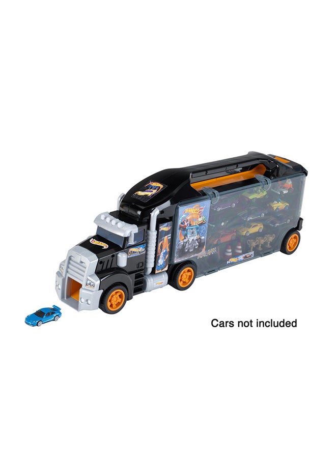 Hot Wheels Klein Toys Hot Wheels Truck Collecting Case - Sturdy Storage for 24 Cars and 2 Trucks, Practical Subdivisions, Ideal for Children 3+ yrs, Multicolor  - Image 4