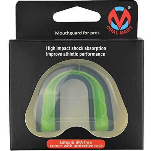 Oral Mart Black/Green Youth Mouthguard for Kids - Youth Mouthguard for Karate, Flag Football, Martial Arts, Taekwondo, Boxing, Football, Rugby, BJJ, Muay Thai, Soccer, Hockey - Image 4