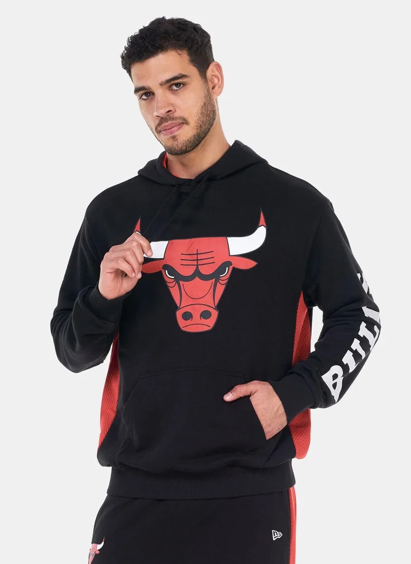 نيو ايرا Men's NBA Chicago Bulls Graphic Hoodie