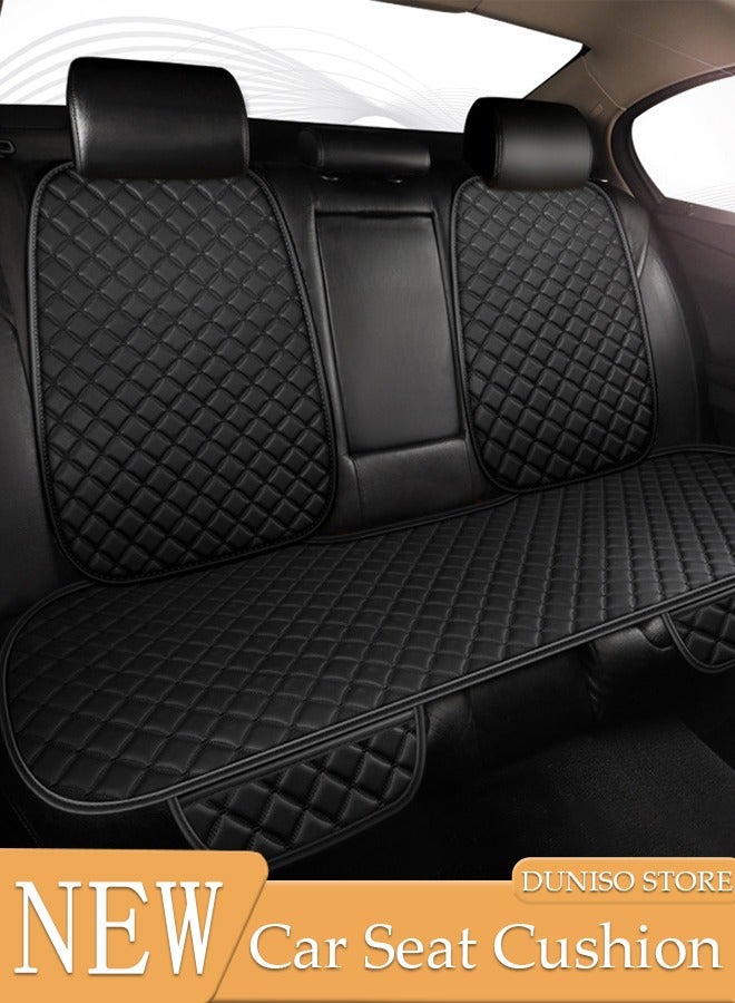 DUNISO Auto Breathable Luxury Breathable Rear Bench Car Seat Cover Fit Four Seasons Back Seat Protector Universal Rear of Car Seat Cushions Universal Fit for 95% Cars SUV Pickup Vans  - Image 1