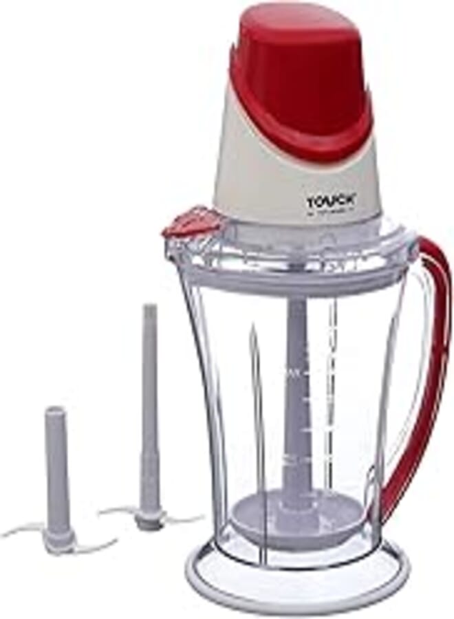 Touch El zenouki Touch elzenoky 40515 meat chopper 700 watt, 1.5 liters - red 