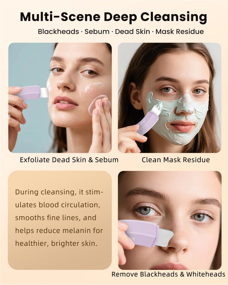 Boloye Blackhead Remover Tool â€“ Dual-Head Face Scraper & Pore Cleaner for Deep Facial Cleansing, Nose Scraper for Nose & T-Zone, Skin Care Tool for Men and Women - Image 4