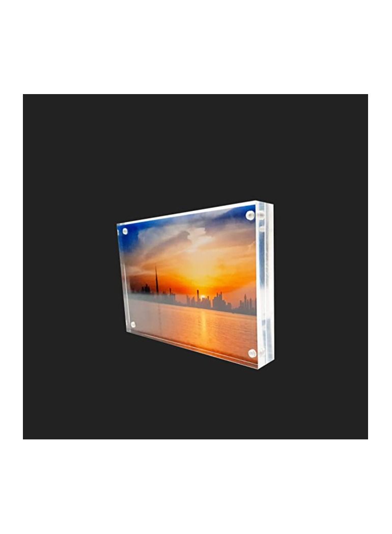 Creative Planet 5R Acrylic photo frame an elegant picture frame of high clarity modern stylish & transparent organize and protect our photos, great gift for birthday (Pack of 3) - Image 5