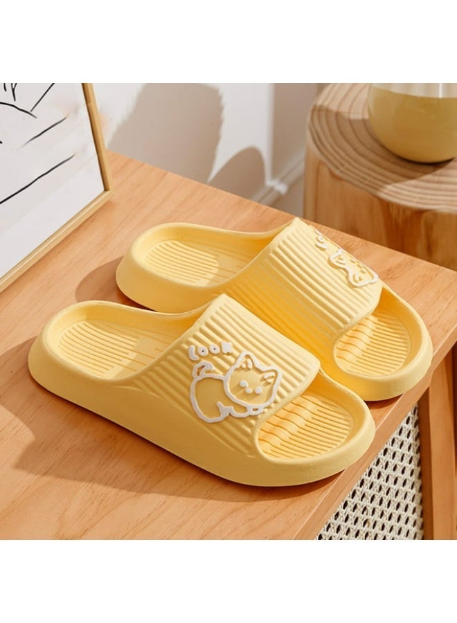 Cartoon Cat Slippers for Women and Men, Slippers Shower Shoes Indoor Slides Bathroom Sandals, Lightweight, Non-Slip, Easy to Clean - Image 3