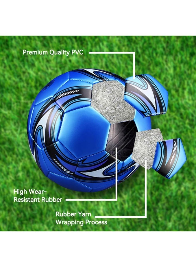 Soccer Ball - Size 5 Traditional Soccer Ball, Official Match Weight, Youth and Adult Soccer Player, Inflate and Play with Durable, Long-Lasting Construction and Attractive Soccer Ball - Image 3