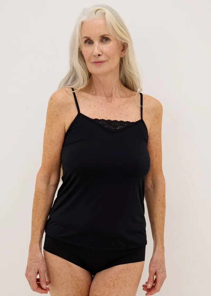 Matalan Menopause Black Cami Top