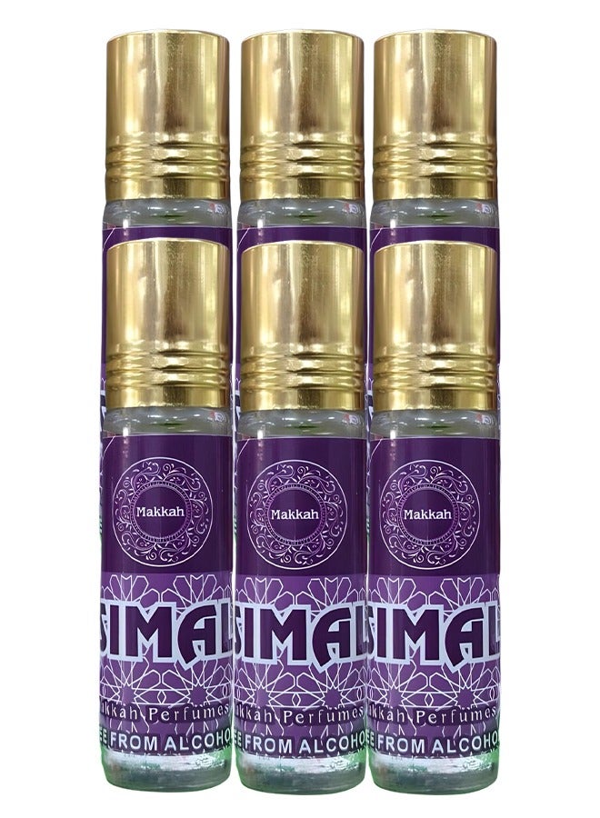 بيرفيومز 6 قطع زيت عطري سيمال مكة 12 مل - Image 1