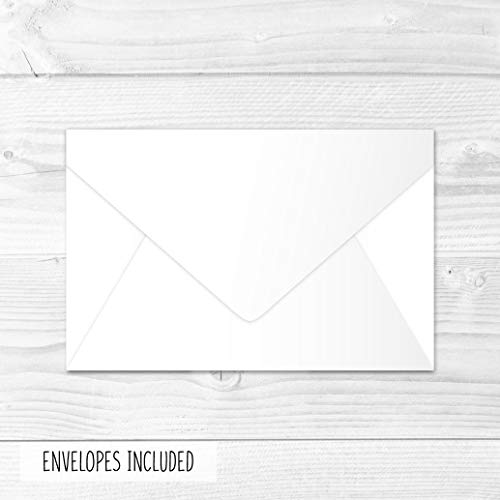 Hadley Designs Baby Shower Thank You Cards with Envelopes 24 Baby Boy Thank You Cards for Gift Girl Thankyou Notes Babyshower Sprinkle Gender Reveal Gender Neutral Elephant Shower Thanks Card - Image 3