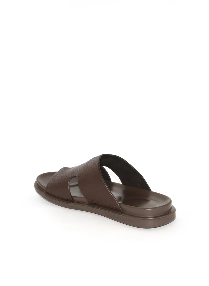 Geoomnii BROWN Geoomnii Mens Comfort Sandals Brown for Men | Best Price UAE