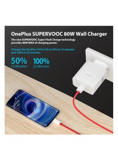 OnePlus One 80W Supervooc Charger for Oneplus 12/11 10T OnePlus Warp Charger Block Replacement with USB C Warp Charge Cable 1M USB Wall Plug Charger UK Power Adapter for Oneplus Nord 2T CE 3 Lite 10 Pro 9 Pro 8T  - Image 3