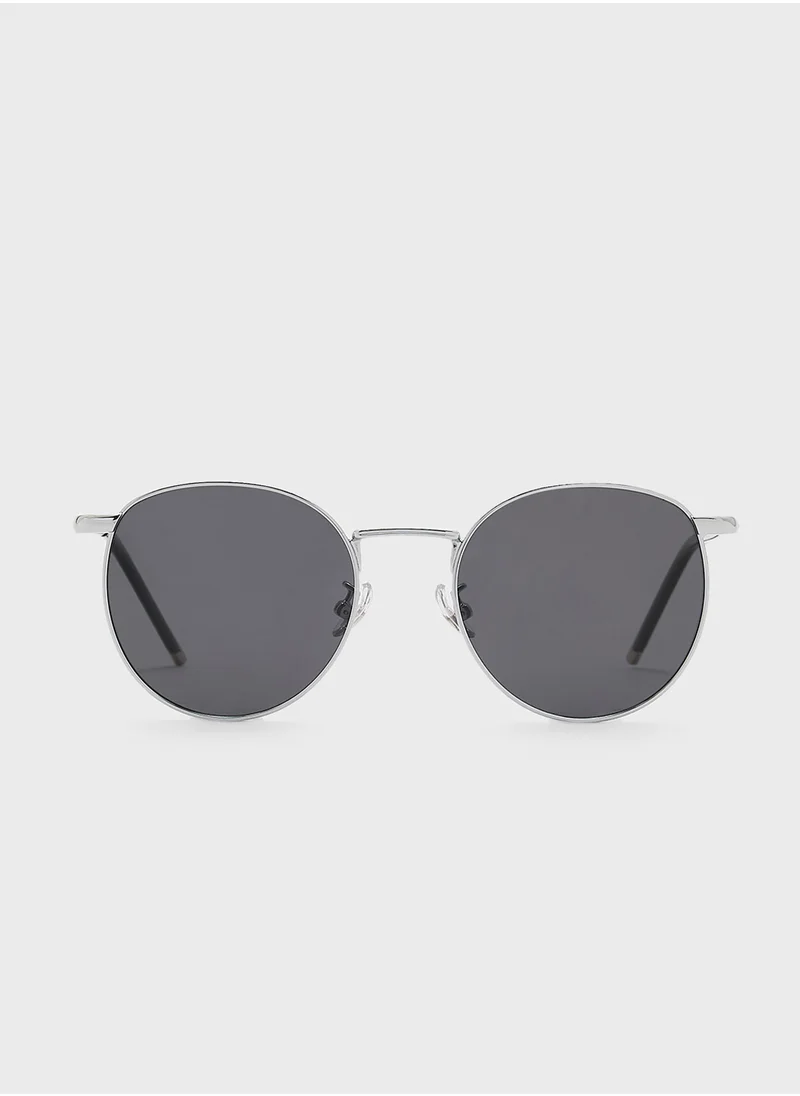 روبرت وود Polarized Lens Round Sunglasses