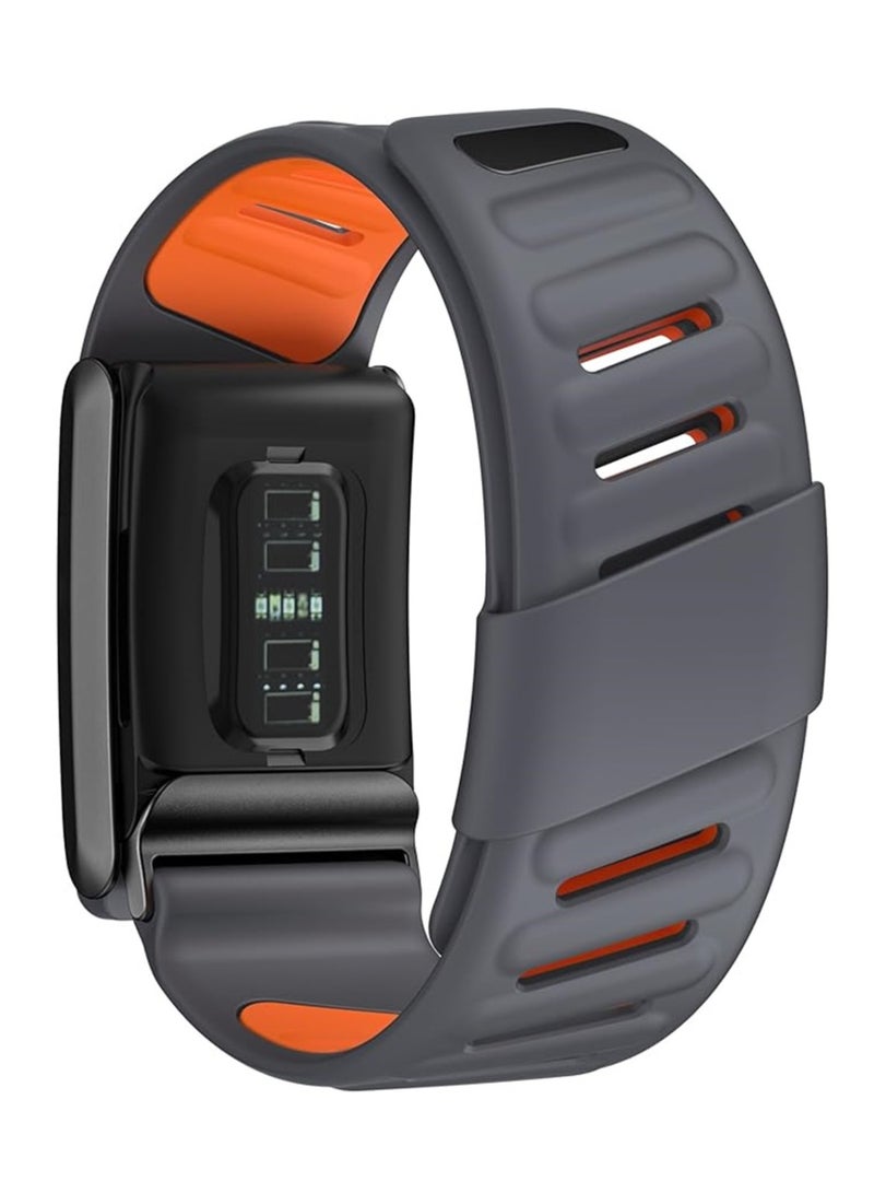 Comfort Durable Silicone Wristband Compatible with WHOOP 4.0 Band, Soft Silicone Sports Loop Strap for Men & Women, with U Shapped Connector  - Image 2