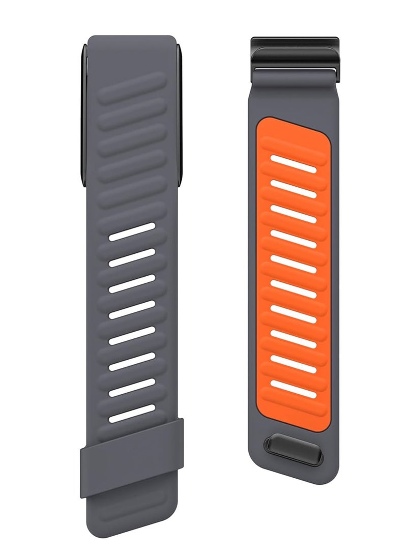 Comfort Durable Silicone Wristband Compatible with WHOOP 4.0 Band, Soft Silicone Sports Loop Strap for Men & Women, with U Shapped Connector  - Image 4