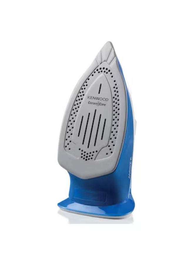 كينوود Kenwood Steam Iron, 2200 Watt, 300 ml, Ceramic, White/Blue, STP66.000WB 300 ml 2200 W STP66.000WB White/Blue - Image 4
