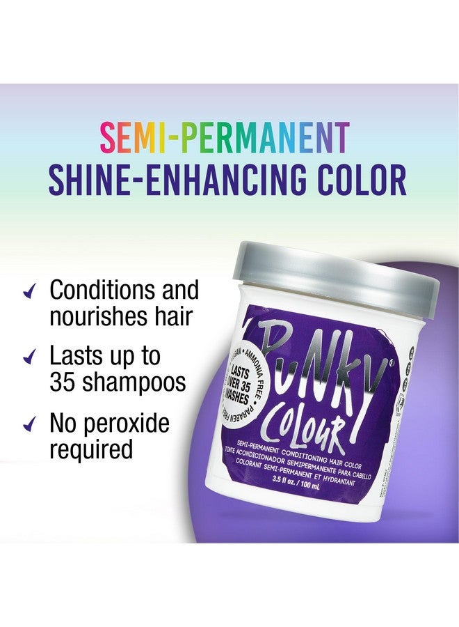 Punky Plum Semi Permanent Conditioning Hair Color, Vegan, PPD and Paraben Free, lasts up to 25 washes, 3.5oz - Image 2