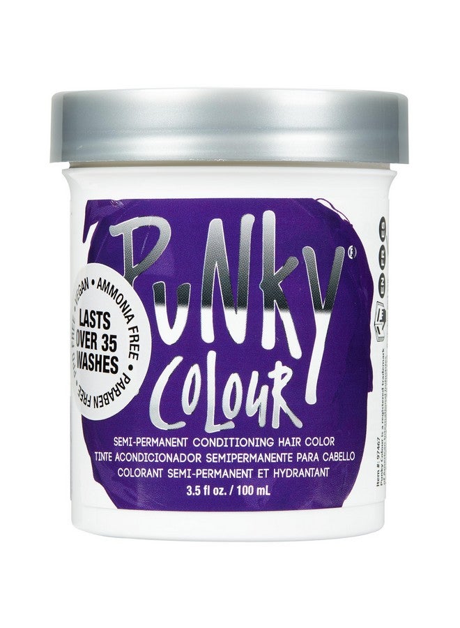 Punky Plum Semi Permanent Conditioning Hair Color, Vegan, PPD and Paraben Free, lasts up to 25 washes, 3.5oz - Image 1