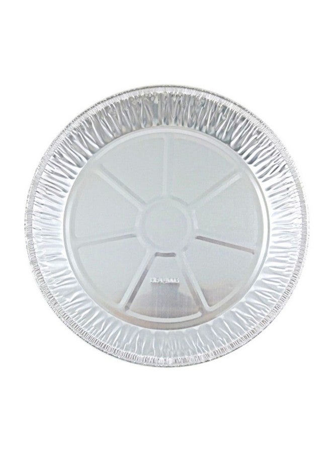 Handi-Foil 12" Aluminum Foil Pie Pan Extra-Deep Disposable Tin Plates (Pack of 12) - Image 3