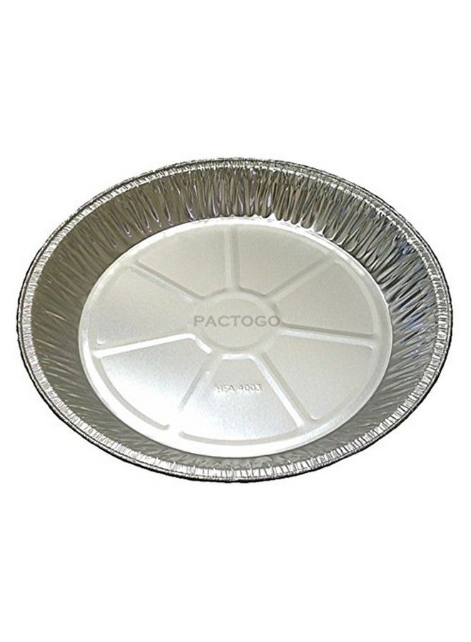 Handi-Foil 12" Aluminum Foil Pie Pan Extra-Deep Disposable Tin Plates (Pack of 12) - Image 2