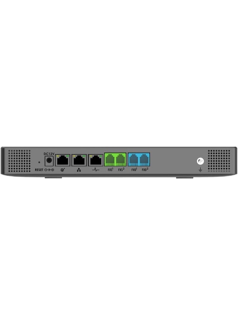 جراند ستريم Grandstream UCM6302 IP PBX | 2 FXO Ports, 2 FXS Ports | Desktop/Wall-Mount - Image 2