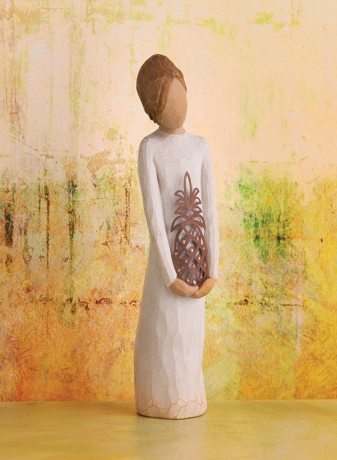 Willow Tree Gracious, A Warm Welcome from me to You, A Hostess Gift for Holiday Parties, Welcoming Gift for New Homeowner or Housewarming, Sculpted Hand-Painted Figure - Image 5