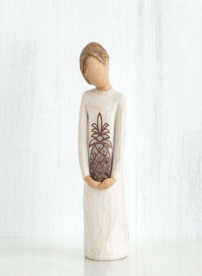 Willow Tree Gracious, A Warm Welcome from me to You, A Hostess Gift for Holiday Parties, Welcoming Gift for New Homeowner or Housewarming, Sculpted Hand-Painted Figure - Image 2