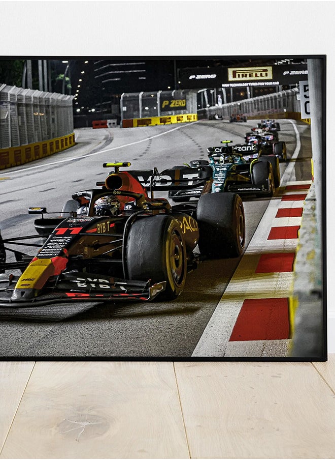 Generic - (Assembly frame) Checo Perez poster, Sergio Perez poster, Red Bull Racing Poster print - F1 Canvas wall art - Image 1