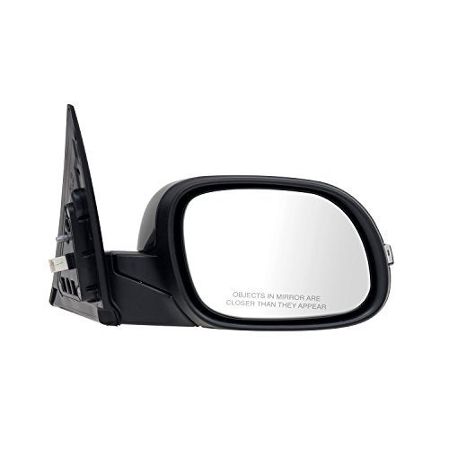 Fit System Passenger Side Mirror for Kia Soul, Textured Black w/PTM Cover, w/Turn Signal, Foldaway, Power - Image 2