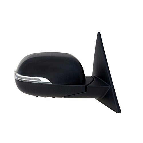 Fit System Passenger Side Mirror for Kia Soul, Textured Black w/PTM Cover, w/Turn Signal, Foldaway, Power - Image 1