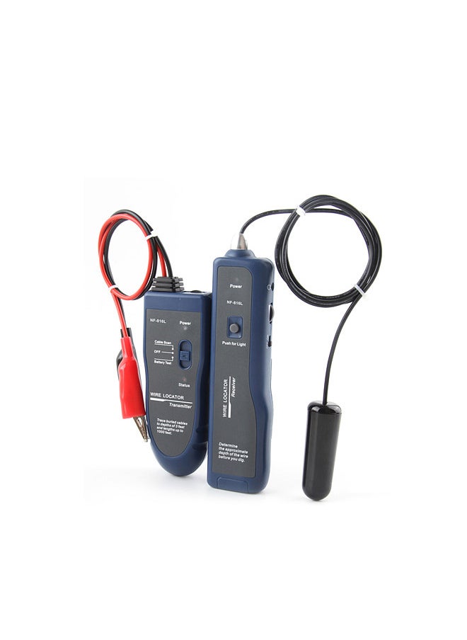 Underground Wire Locator NF-816L Underground Cable Detection Instrument Concealed Wiring Line Finder Rechargeable Wire Finder 24  - Image 1