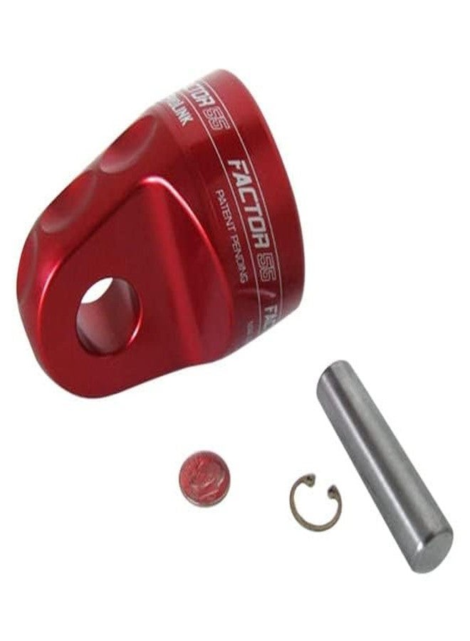 Factor 55 00110-01 Prolink XTV Shackle D Ring for use with Steel Cables Synthetic Ropes up to 5/16 in Max Load Rating 6000 lb Ultimate Failure 22,000 lb Ideal for 4x4 Off Road Trips - Red - Image 3